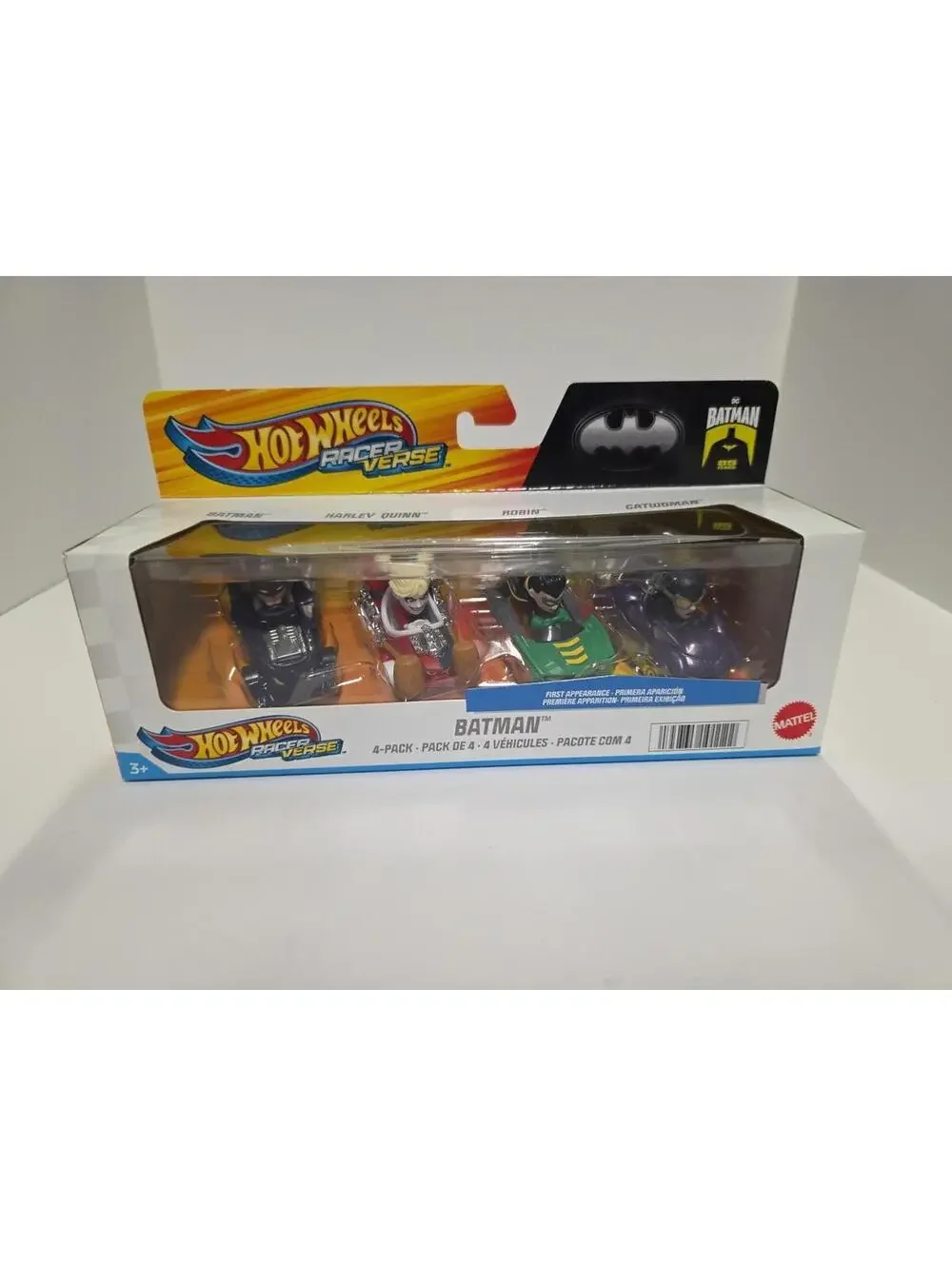 2024 Hot Wheels Racer Verse - Batman - 4 Pack - Brand New Harley Quinn Catwoman